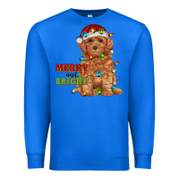 True Royal merry and bright toy poodle Premium Sweatshirt - RanaPortraitStore