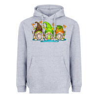 Heather Grey frog gnomes Heavyweight Hoodie - Zillion Design Studio