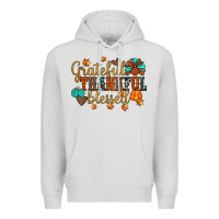 Dove Grey grateful thankful blessed Premium Hoodie - JahusDesignShop