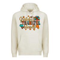 Oatmeal Heather grateful thankful blessed Premium Hoodie - JahusDesignShop