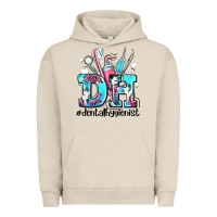 Pigment French Oak d h dental hygienist Urban Hoodie - AdoDesignShop