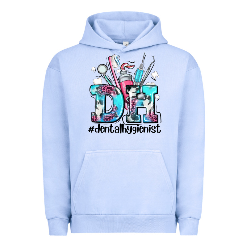 D H Dental Hygienist Urban Hoodie by AdoDesignShop | Teevron