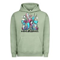 Pigment Oil Green d h dental hygienist Urban Hoodie - AdoDesignShop