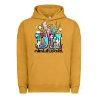 Pigment Peanut Butter d h dental hygienist Urban Hoodie - AdoDesignShop