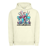 Pigment Pistachio d h dental hygienist Urban Hoodie - AdoDesignShop