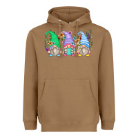 Toasted Coconut floral gnomes Heavyweight Hoodie - Zillion Design Studio