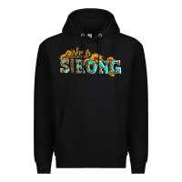 Black she is strong with cross Premium Hoodie - AdoDesignShop