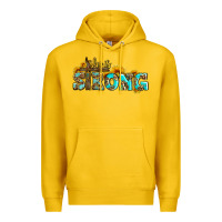Lemon she is strong with cross Premium Hoodie - AdoDesignShop