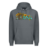 Rock she is strong with cross Premium Hoodie - AdoDesignShop