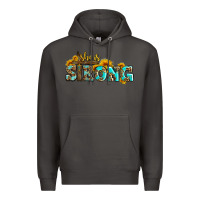 Smoke she is strong with cross Premium Hoodie - AdoDesignShop