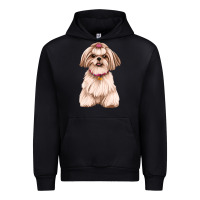 Black shih tzu Urban Hoodie - Artiststas