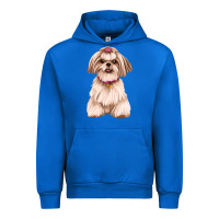 Cobalt shih tzu Urban Hoodie - Artiststas