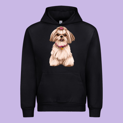 Shih Tzu Urban Hoodie Designed By Artiststas