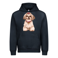 Navy shih tzu Urban Hoodie - Artiststas