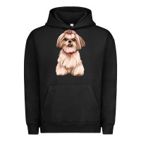 Pigment Black shih tzu Urban Hoodie - Artiststas