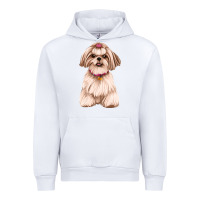 White shih tzu Urban Hoodie - Artiststas