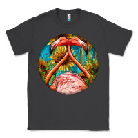 Smoke flamingos with western background Classic Tee - BarkalooDesign