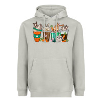 Moon Dust rabbit coffee cups Heavyweight Hoodie - texasbilliewilder