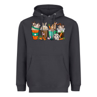Smoke rabbit coffee cups Heavyweight Hoodie - texasbilliewilder