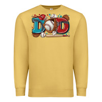 Antique Gold dad baseball Premium Sweatshirt - Zillion Design Studio