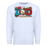 White dad baseball Premium Sweatshirt - Zillion Design Studio