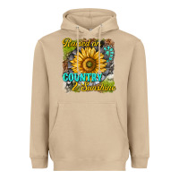 Mushroom raised on country and sunshine Heavyweight Hoodie - texasbilliewilder