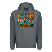 Rock farm life farm animals truck Premium Hoodie - Jasminsmagicworld