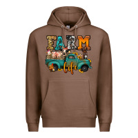Chestnut farm life farm animals truck Premium Hoodie - Jasminsmagicworld