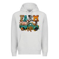 Farm Life Farm Animals Truck Premium Hoodie | Teevron