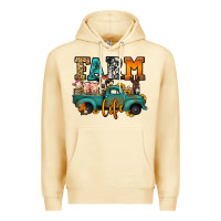 Pina Colada farm life farm animals truck Premium Hoodie - Jasminsmagicworld