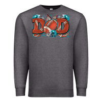 Charcoal Heather dad American football Premium Sweatshirt - Zillion Design Studio