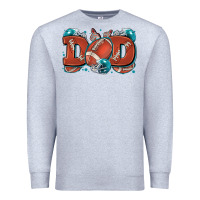 Heather Grey dad American football Premium Sweatshirt - Zillion Design Studio