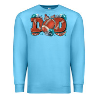 Ocean Blue dad American football Premium Sweatshirt - Zillion Design Studio