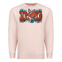 Pale Pink dad American football Premium Sweatshirt - Zillion Design Studio