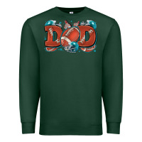 Sports Green dad American football Premium Sweatshirt - Zillion Design Studio