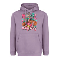 Lavender pink merry christmas black girl sneakers Heavyweight Hoodie - RanaPortraitStore