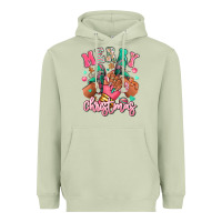 Matcha pink merry christmas black girl sneakers Heavyweight Hoodie - RanaPortraitStore