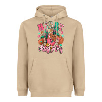 Mushroom pink merry christmas black girl sneakers Heavyweight Hoodie - RanaPortraitStore