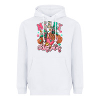 White pink merry christmas black girl sneakers Heavyweight Hoodie - RanaPortraitStore