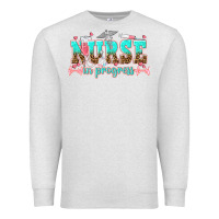 Oatmeal Heather nurse in progress tbw Premium Sweatshirt - texasbilliewilder