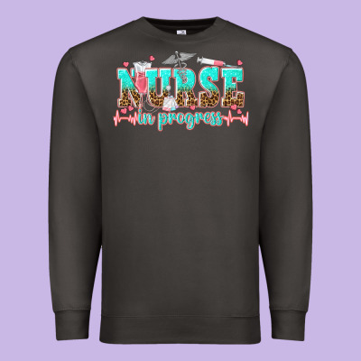 Nurse In Progress Tbw Premium Sweatshirt Designed By Texasbilliewilder