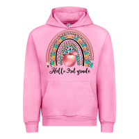 Fuchsia Pink hello 3rd grade Urban Hoodie - JahusDesignShop