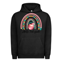 Pigment Black hello 3rd grade Urban Hoodie - JahusDesignShop