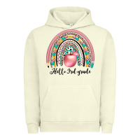 Pigment Pistachio hello 3rd grade Urban Hoodie - JahusDesignShop