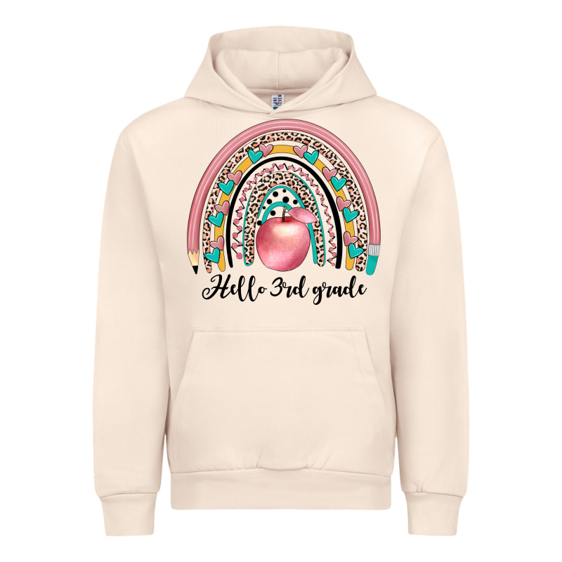 Hello 3rd Grade Urban Hoodie by JahusDesignShop | Teevron