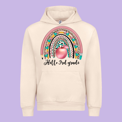 Hello 3rd Grade Urban Hoodie Designed By Jahusdesignshop