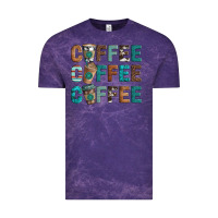 Cloud Purple coffee Vintage Tee - Artiststas