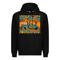 Black farm animals truck Premium Hoodie - Jasminsmagicworld