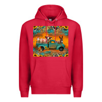Cardinal farm animals truck Premium Hoodie - Jasminsmagicworld