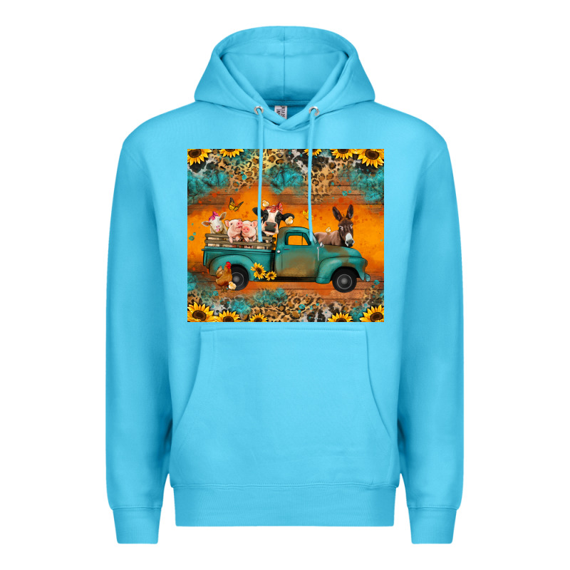 Farm Animals Truck Premium Hoodie by Jasminsmagicworld | Teevron